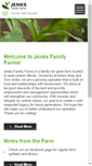 Mobile Screenshot of jenksfamilyfarms.com